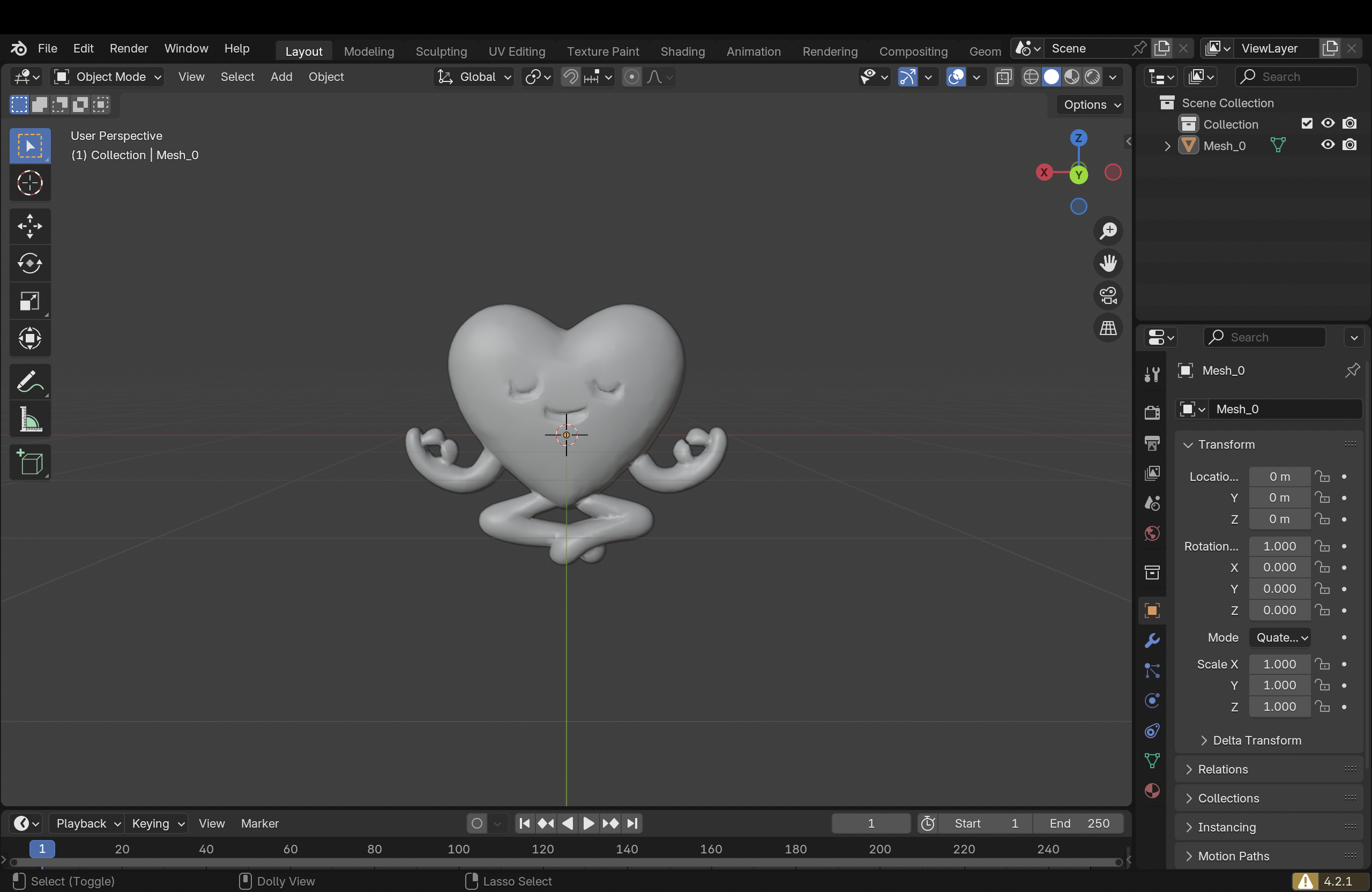 Clear 3D modeling process 1