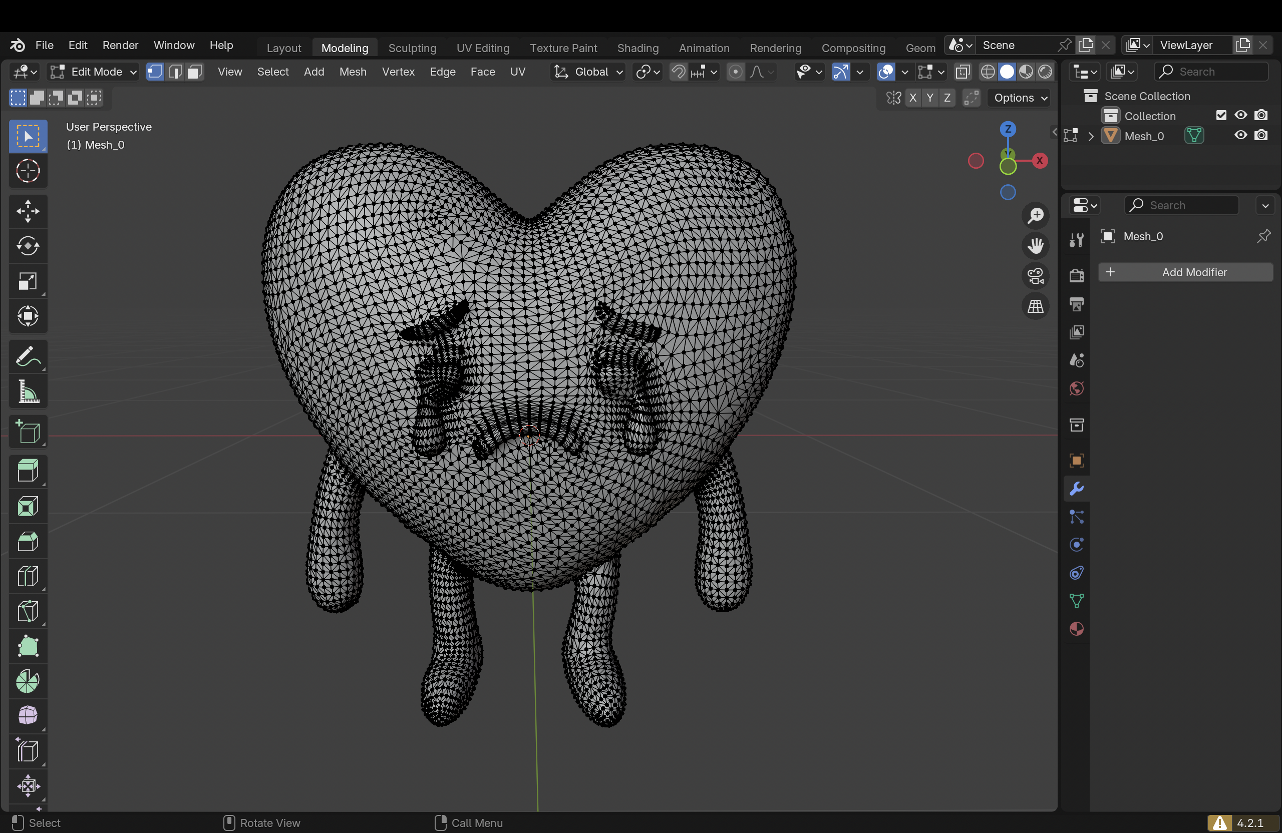 Clear 3D modeling process 2