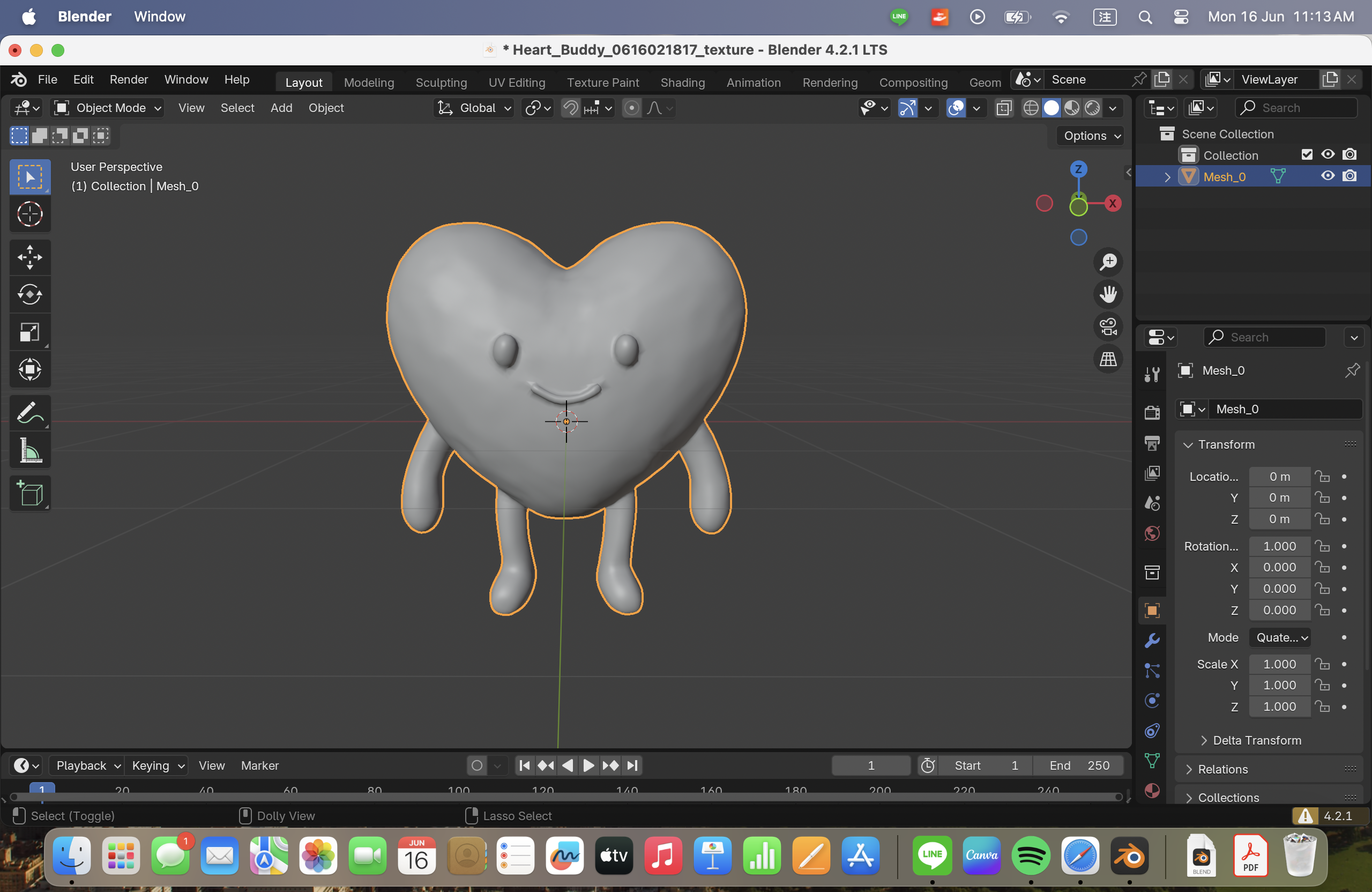 Clear 3D modeling process 3