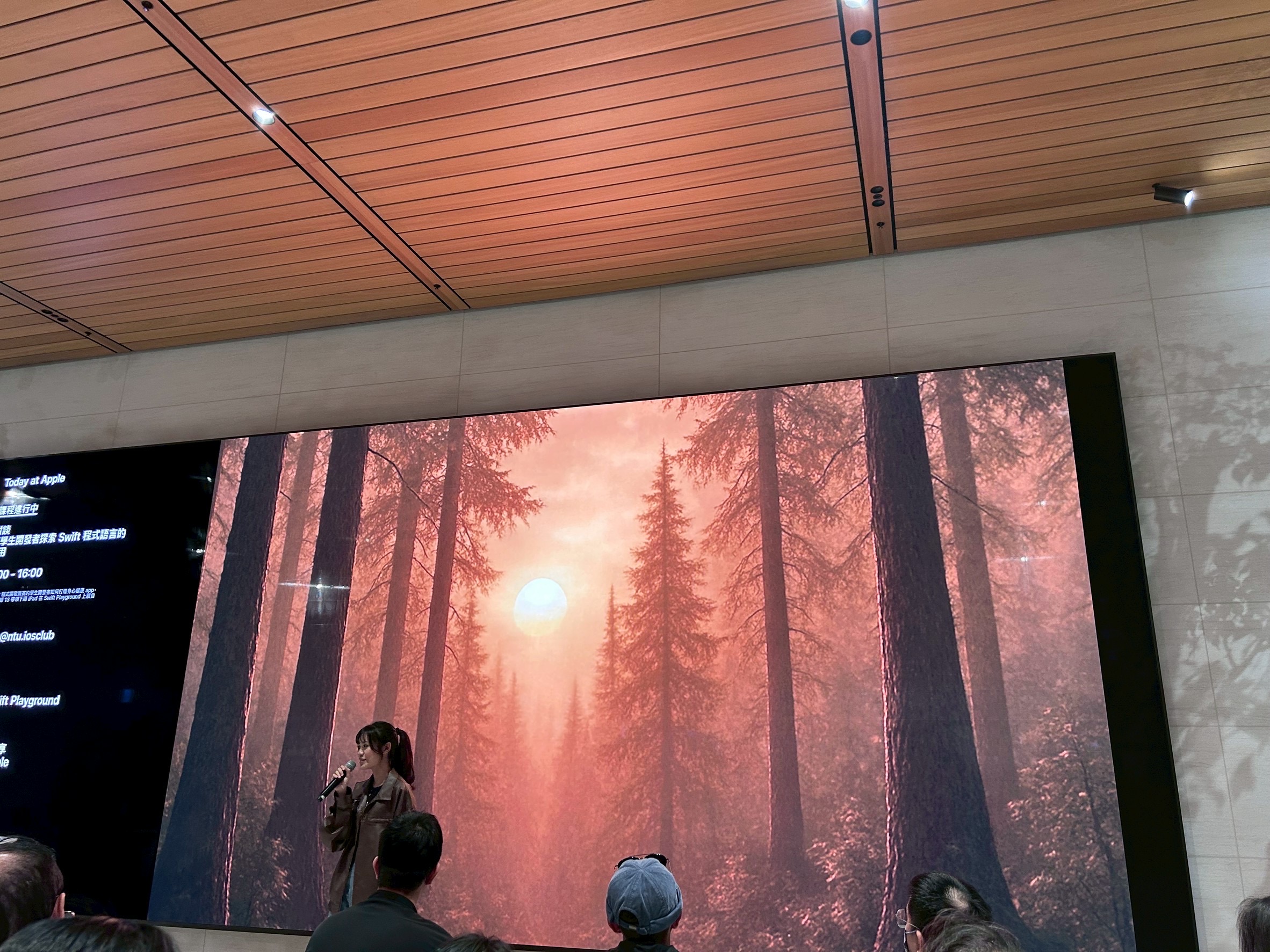 Sharing the Clear project at an Apple event